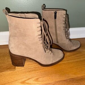 Vince Camuto Suede Heeled Ankle Booties